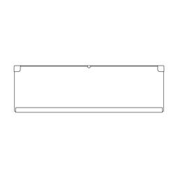 GLASS SHELF,FRONT