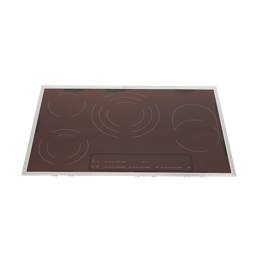 GLASPLATTE MIT RAHMEN,INOX,ELE