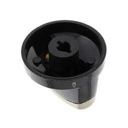 Black Gas Hob Control Knob