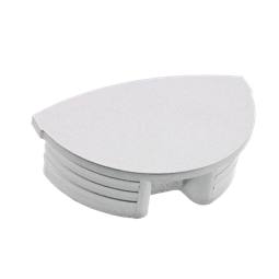 stickkontakt, dörrhandtag, oval, 36x23mm
