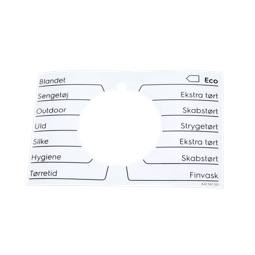 programme plate,knob,adhesive,DA