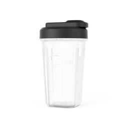 Ensemble de bouteilles 2-en-1 pour emporter (set 2 pièces, 300 ml, avec couvercle)