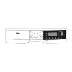 control panel, white, AEG
