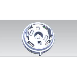 knob cover, programme selector, silver, Indigo