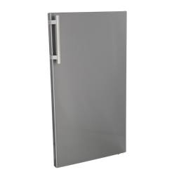 refrigerator door, inox