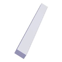 front panel, without, support, 598x40 black ELX
