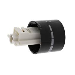 knap, energiregulator, sort