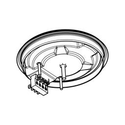 kogeplade, 180mm, 1500W/400V