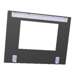 Door Glass Assembly - 594X463mm