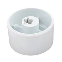 knob, white