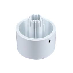 knob, white