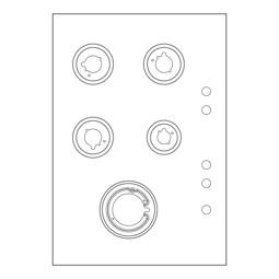 ARBEITSPLATTE,INOX,AEG,745X515