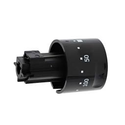 Black Oven Thermostat Control Knob