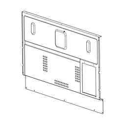 Back panel, oven