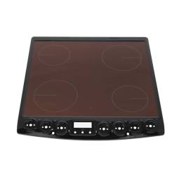 cooking top with frame,black,60cm