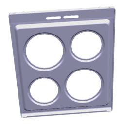 knob, thermostat, white