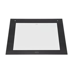 Verre avant, noir, AEG, 594x491mm