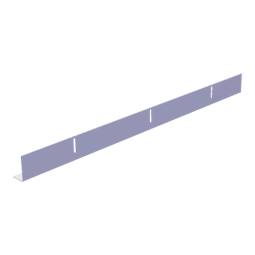 spacer, lower, silver, 548x40x24