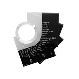 programme plate, knob, magnetic
