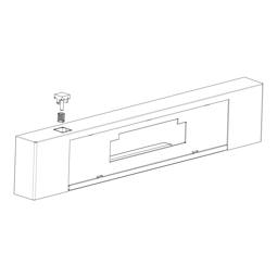 control panel, white, AEG, EDW1850; [590mm]