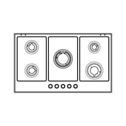 work top,inox,Electrolux,858x521mm