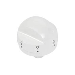White Hob Control Knob