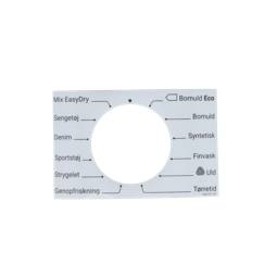 programme plate,knob,adhesive,DA