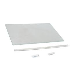 hylla glas-, sats, stopp, 405x280mm