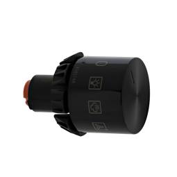 knob, function, black, 9+0