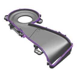 air duct, lower, G60