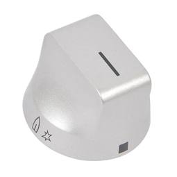 Silver Hob Control Knob