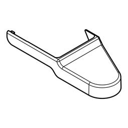 hinge cover, left, foot, DG