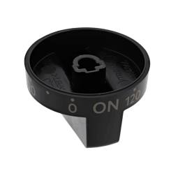 knob, timer, black, 0-120