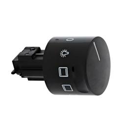 knob, selector, black