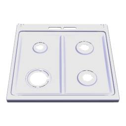 work top, inox, 594x590mm