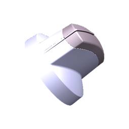 Black Gas Hob Control Knob