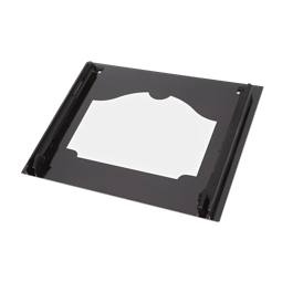 front glass, black, Electrolux, 594x466mm