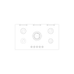 work top, black, AEG, 880x510mm