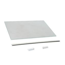 hylla glas-, sats, stopp, 405x280mm