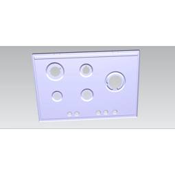 work top, inox, Electrolux, 744x510mm