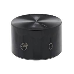 knob, function, black, 5+0