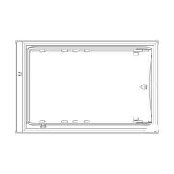 White Fridge Door - 538x830mm
