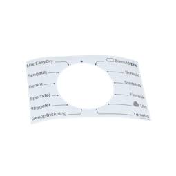 programme plate,knob,adhesive,DA