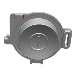 Bouton,blanc,rond,on/off