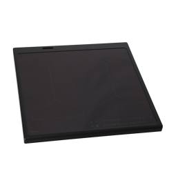 cooking top with frame, mat black, 596x600mm