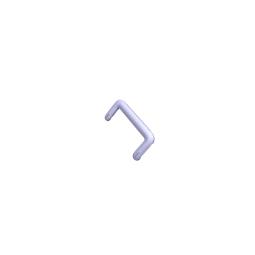basket handle, front, dark grey,