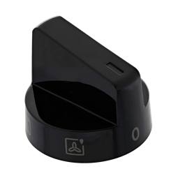 knob, function, black, 5+0