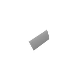 koelkastdeur, inox, 590,8x1016mm