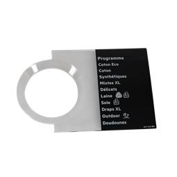 programme plate,knob,adhesive,FR