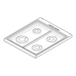 manöverpanel, vit, 50cm,6K